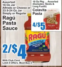 SuperFresh Ragú Pasta Sauce offer