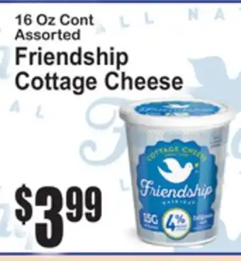 SuperFresh 16 Oz Cont Assorted Friendship Cottage Cheese offer