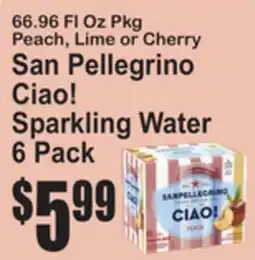 SuperFresh San Pellegrino Ciao! Sparkling Water offer