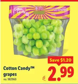 Lidl Cotton Candy Grapes offer