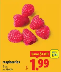 Lidl Raspberries offer