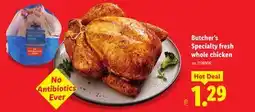 Lidl Butcher's Specialty Fresh Whole Chicken offer
