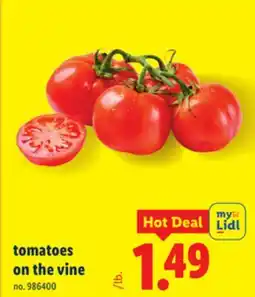 Lidl Tomatoes on the Vine offer