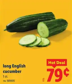 Lidl Long English Cucumber offer