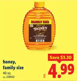 Lidl Honey, Family Size offer