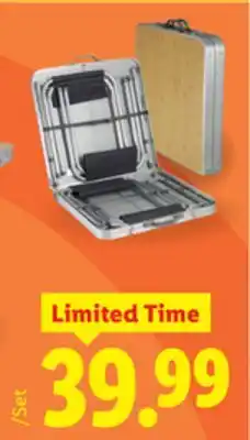 Lidl CRIVIT Camping Furniture Set offer