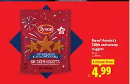 Lidl Tyson America's 250th Anniversary Nuggets offer