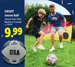Lidl CRIVIT Soccer Ball offer