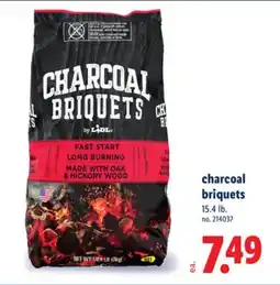 Lidl Charcoal Briquets offer