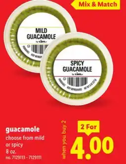 Lidl Guacamole offer