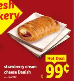 Lidl Strawberry Cream Cheese Danish offer