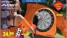 Lidl CRIVIT Inflatable Soccer Dart Game offer