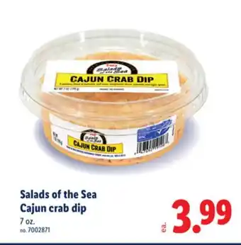 Lidl Salads of the Sea Cajun Crab Dip offer