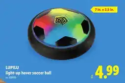 Lidl LUPILU Light-Up Hover Soccer Ball offer