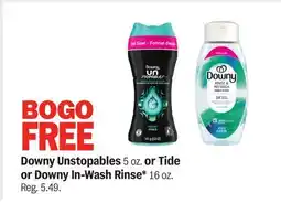 Meijer Downy Unstopables 5 oz. or Tide or Downy In-Wash Rinse* 16 Oz offer