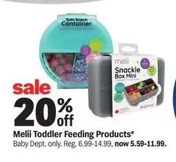 Meijer Melii Toddler Feeding Products offer