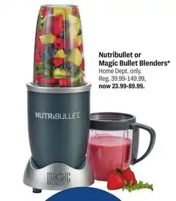 Meijer Nutribullet or Magic Bullet Blenders offer