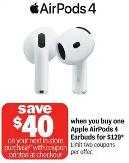 Meijer Apple AirPods 4 offer