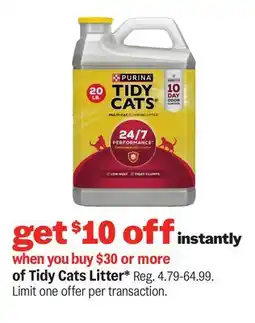 Meijer Purina Tidy Cats offer