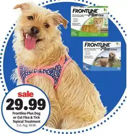 Meijer Frontline Plus Dog or Cat Flea & Tick Topical Treatment offer