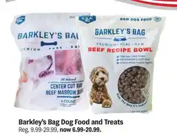 Meijer Barkley's Bag Dog Food and Treats offer