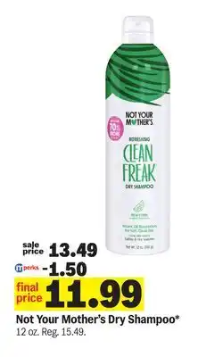 Meijer Not Your Mother's Dry Shampoo offer