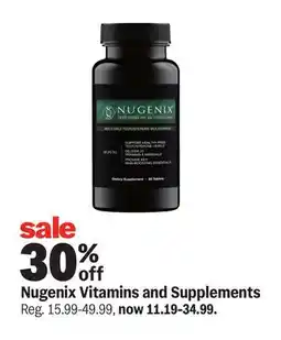 Meijer Nugenix Vitamins and Suplements offer