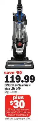Meijer BISSELL CleanView Max Lift Off offer