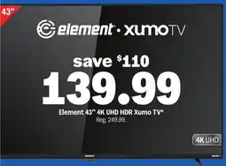 Meijer Element 43 4K UHD HDR Xumo TV offer