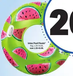 Meijer Intex Pool Floats offer