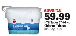 Meijer HTH Super 3 4-in-1 Chlorine Tablets offer