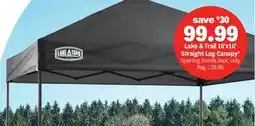 Meijer Lake & Trail 10'x10' Straight Leg Canopy offer
