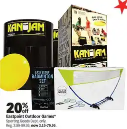Meijer Eastpoint Outdoor Games offer