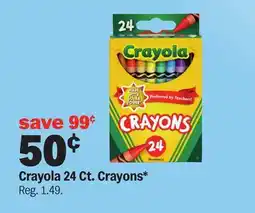 Meijer Crayola 24 Ct. Crayons offer