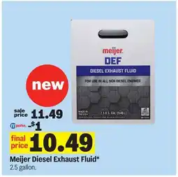 Meijer Meijer Diesel Exhaust Fluid offer