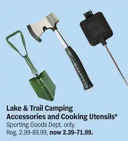 Meijer Lake & Trail Camping Accessories and Cooking Utensils offer