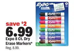Meijer Expo 8 Ct. Dry Erase Markers offer