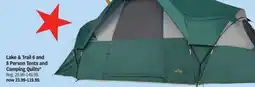 Meijer Lake & Trail 6 and 8 Person Tents and Camping Quilts offer