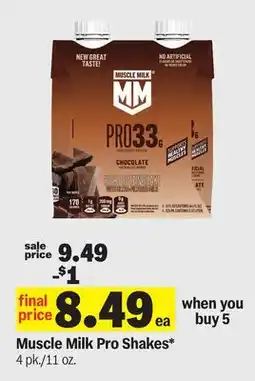 Meijer Muscle Milk Pro Shakes offer