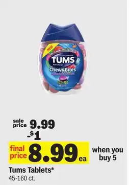 Meijer Tums Tablets offer