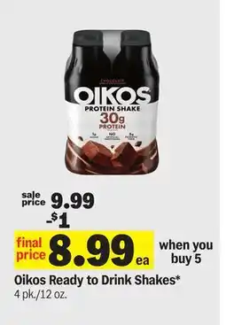 Meijer Oikos Ready to Drink Shakes offer