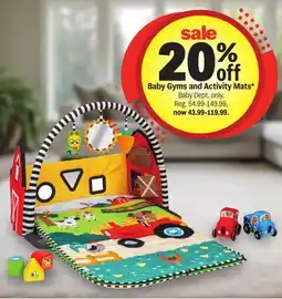 Meijer Baby Gyms and Activity Mats offer