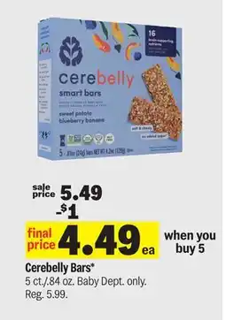 Meijer Cerebelly Bars offer
