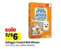 Meijer Kellogg's Frosted Mini Wheats offer
