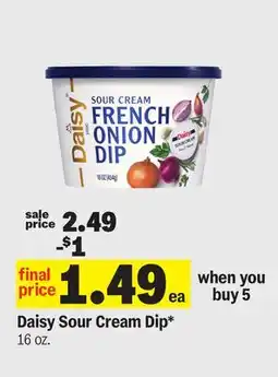 Meijer Daisy Sour Cream Dip offer