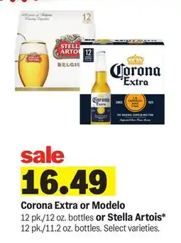Meijer Corona Extra or Modelo or Stella Artois offer