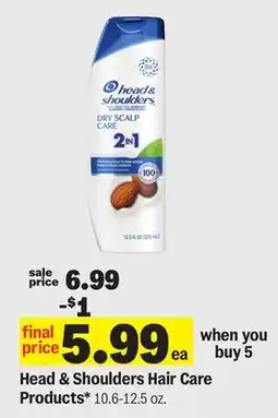Meijer Head & Shoulders Hair Care Products offer