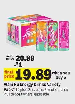 Meijer Alani Nu Energy Drinks Variety Pack offer