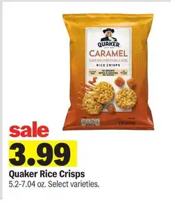 Meijer Quaker Rice Crisps offer