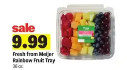 Meijer Fresh from Meijer Rainbow Fruit Tray offer
